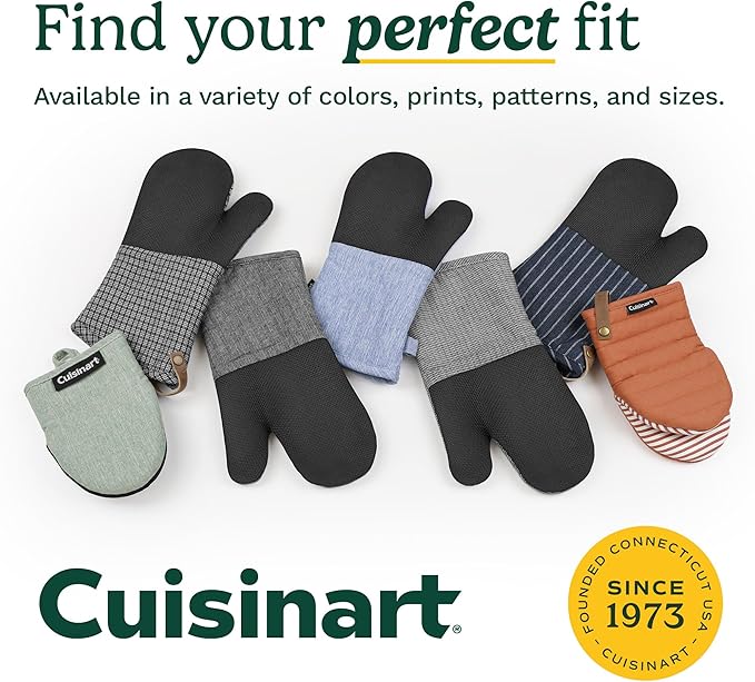 Cuisinart Heritage Kitchen Oven Mitts – Heat-Resistant Kitchen Mitts