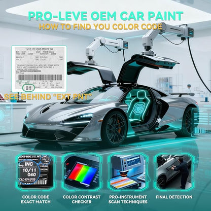 Mineral White Metallic(A96) Touch Up Paint Compatible with BMW Car Paint Pen Scratch Repair Automotive Scratch Remover Fix Exact Color Match