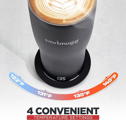 X Heated Coffee Mug 19 oz., 8 Hour Battery Life, Self-Heating, Adjustable Temp
