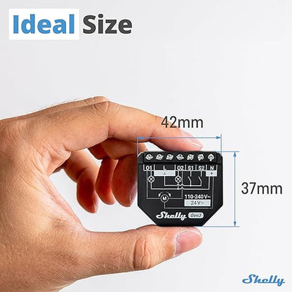 Shelly 2PM Gen3 | WiFi 2-Channel Smart Relay Switch