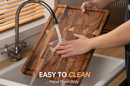 Walnut Wood Cutting Board, End Grain Wooden Cutting Boards