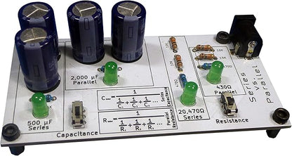 Full Set of 4 Electronics Learning Boards | Practice Soldering & Learn Electronics | Multiplexer, Resistance, Capacitance, and Series vs. Parallel