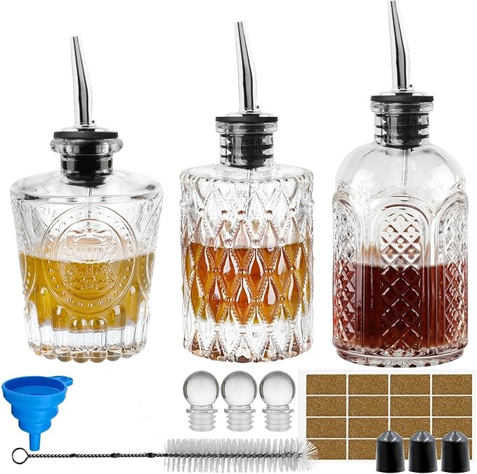 Syrup Bottle Set of 3