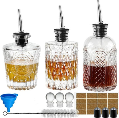Syrup Bottle Set of 3