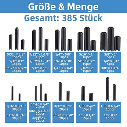 385PCS Roll Pin Set