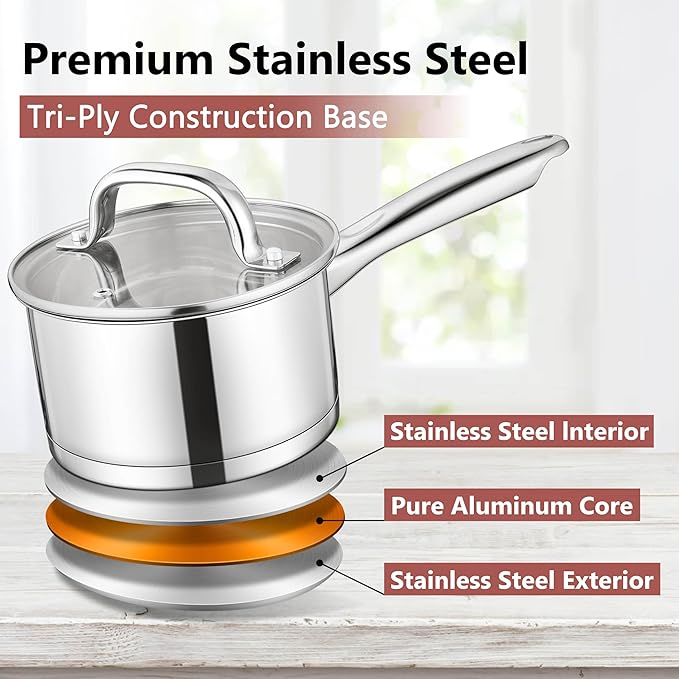 E-far Stainless Steel Saucepan