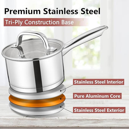 E-far Stainless Steel Saucepan