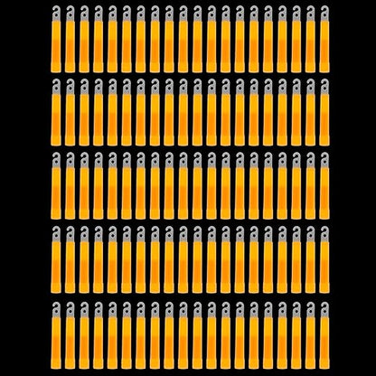 Cyalume ChemLight Light Stick, Military Grade, 6 Hour Duration, 4 Inches, 100 Pack