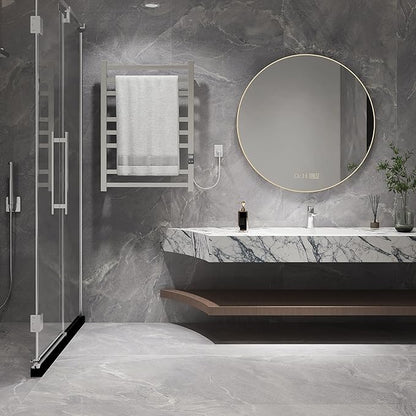 8-Bar Electric Heated Towel Warmer, Fast Heating