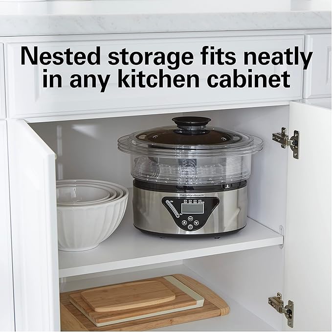Hamilton Beach Digital Electric Food Steamer & Rice Cooker