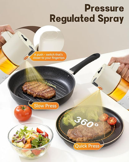 OURCABECUE Upgrade 2 in 1 Oil Sprayer