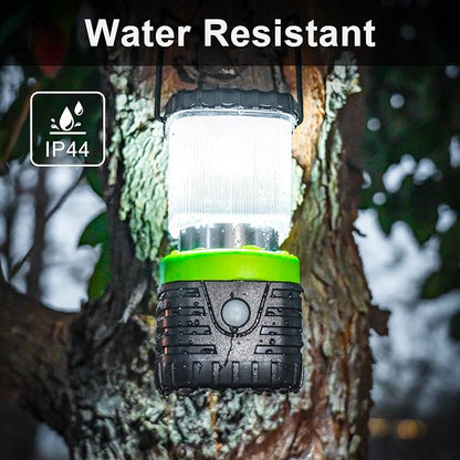 3Packs LED Camping Lantern Rechargeable 1000LM, 4500mAh Power Bank, IP44 Waterproof Lantern Flashlight for Hurricane Emergency, Hiking