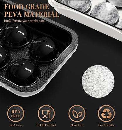 Round Ice Cube Mold with Lid