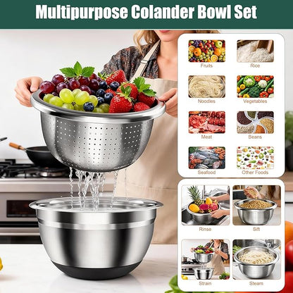 Stainless Steel Mixing Bowls Set