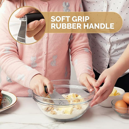 Zulay Kitchen Large 4-Inch Dough Blender Top Professional