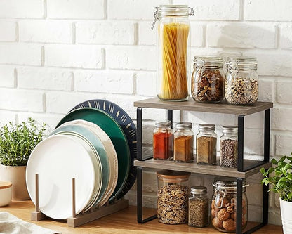 Marsui 4 Pcs Kitchen Organizer Accessories Set Cabinet Organizer Shelf and