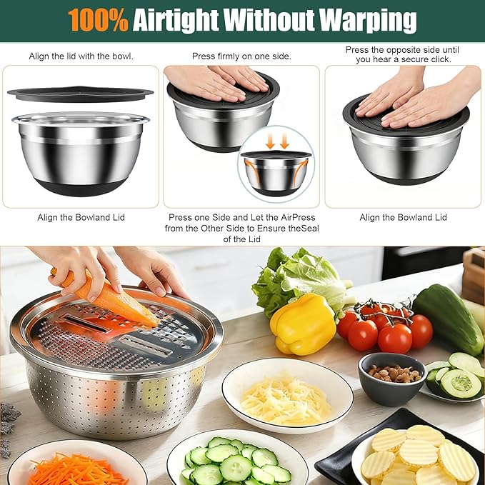 Stainless Steel Mixing Bowls Set