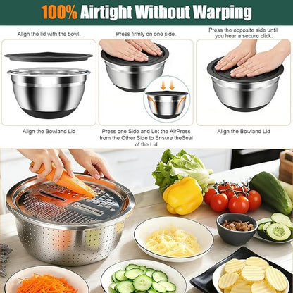 Stainless Steel Mixing Bowls Set