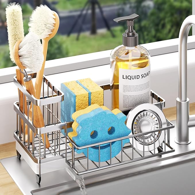 Consumest Sponge Holder for Kitchen Sink