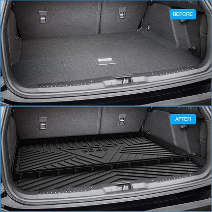 Nilight Cargo Mats for Ford Edge 2015 2016 2017 2018 2019 2020 2021 2022 2023 2024 2025 All Weather Protection Heavy Duty Cargo Liners