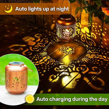Octopus Solar Lanterns Outdoor Waterproof,Hanging Solar Lights Octopus Gifts for Women Men Metal LED Decorative Light for Yard,Patio,Lawn,Tabletop,Pathway,Landscape,Garden Decor