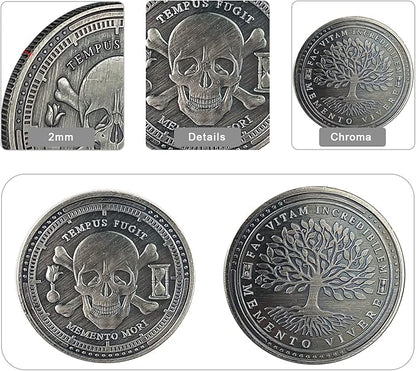 AtSKnSK Memento Mori Memento Vivere Coin