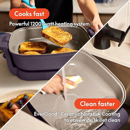 bella Make & Take Electric Skillet, Fits-anywhere™ kitchenware, EverGood™