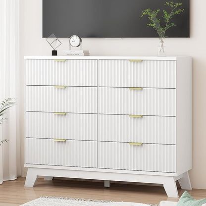 Fluted Dresser for Bedroom