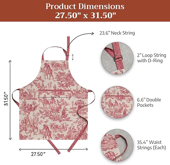 Maison d' Hermine 100% Cotton Apron