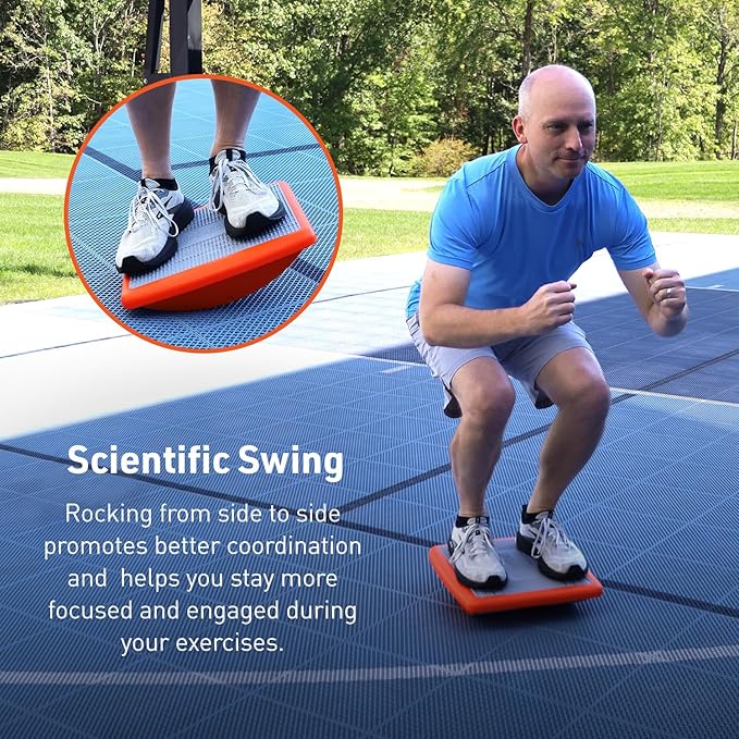 Body Sport Rocker Board for Balance Training, Standing Desk, Physical Therapy &