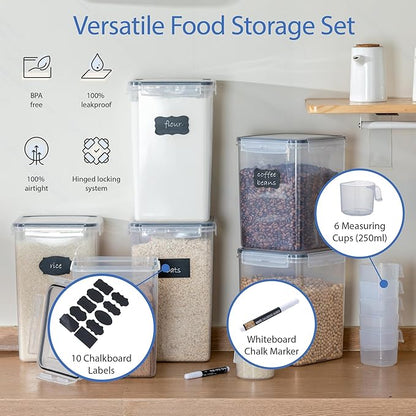 Chef's Path Large Airtight Food Storage Containers