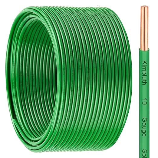 THHN Wire 10 Gauge 150 FT OFC Electrical Wire, 10 AWG Solid Copper Wire Rated