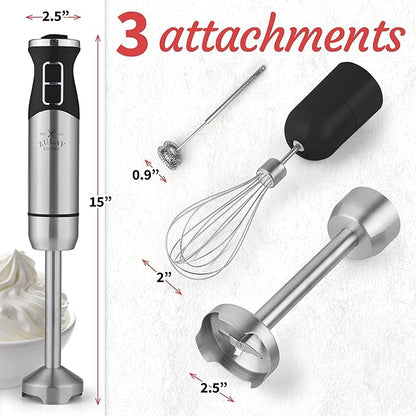 Zulay Immersion Blender Handheld