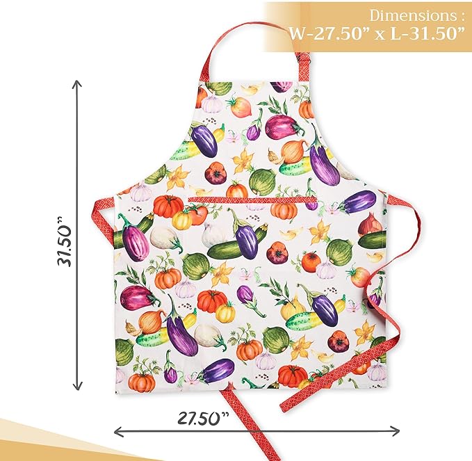 Maison d' Hermine 100% Cotton Apron