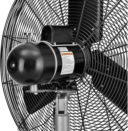 Continental Dynamics CD Premium 30" Oscillating Wall Mount Fan, TEFC Motor
