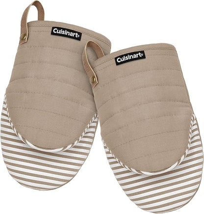 Cuisinart Mini Oven Mitts – 5.5” x 8” Heat-Resistant Kitchen Mitts