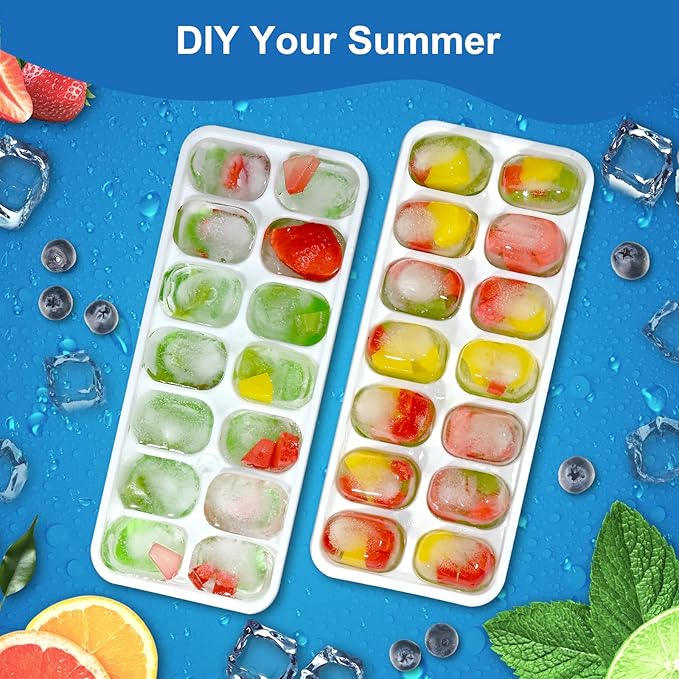 Ice Cube Tray, Ice Cube Trays for Freezer 4 Pack