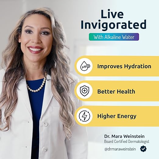 Invigorated Water pH Restore Glass Alkaline Water Pitcher