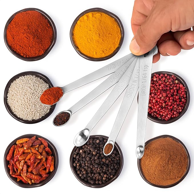5 Pcs Mini Measuring Spoons Set
