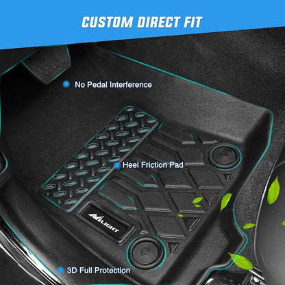Nilight TPE Floor Mats for Honda Accord (Include Hybrid) 2023 2024 2025 2026 All Weather Custom Fit Heavy Duty Floor Liners