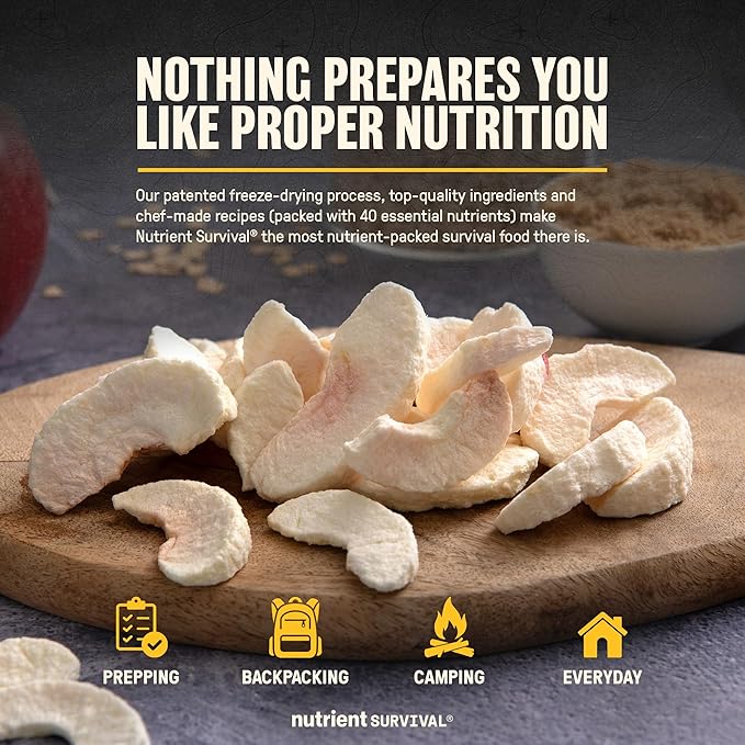 Freeze-Dried Apples ??Premium Sliced | #10 Can | 25-Year Shelf Life | Clean Emergency Food Storage