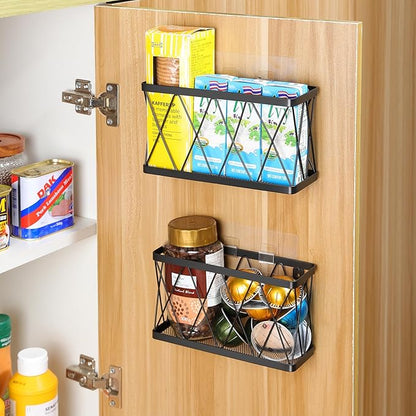 YIGII 3 Pack Adhesive Cabinet Organizer