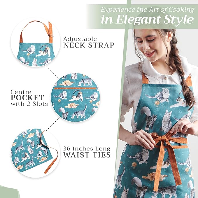 Maison d' Hermine 100% Cotton Apron