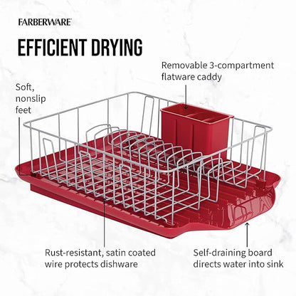 Farberware Classic Large Rust Resistant Full Dishrack
