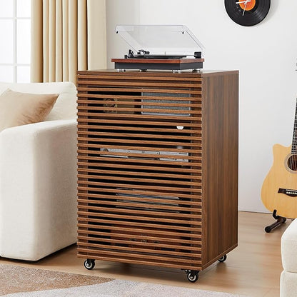 LEVNARY 5-Tier AV Media Cabinet