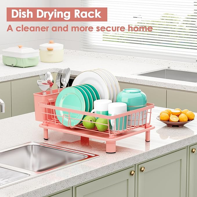 GAOKASE Dish Drying Rack, Stainless Steel-Dish Rack, Dish Racks