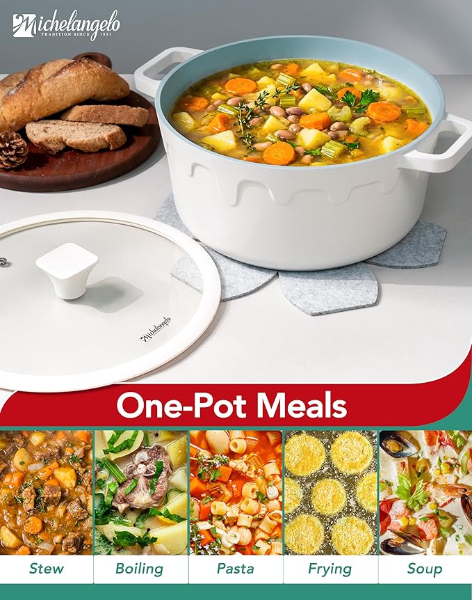 MICHELANGELO 8-Quart Soup Pot