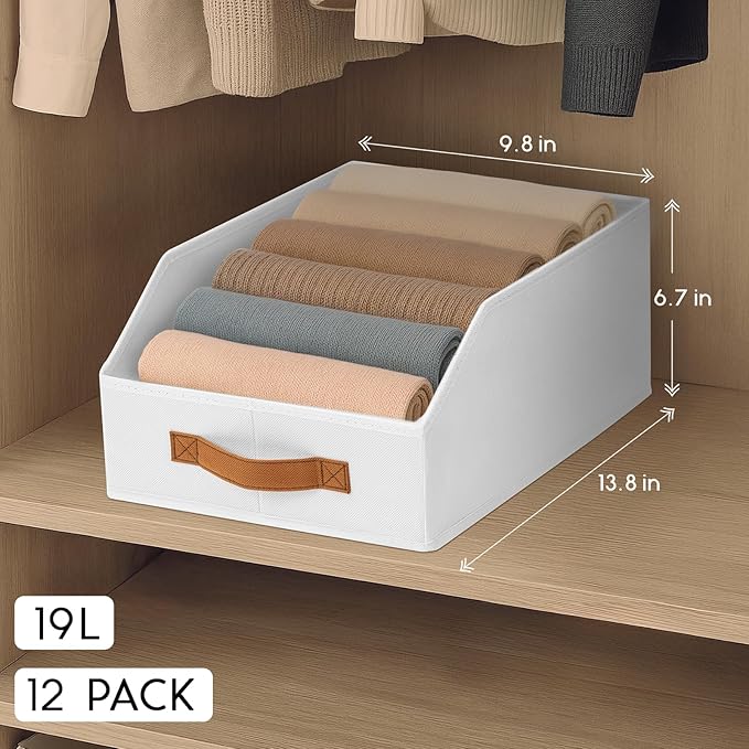 Homsorout Fabric Storage Bins for Organizing
