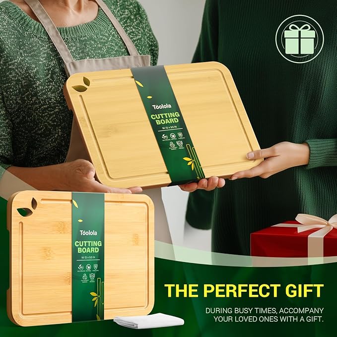 13 x 9.5 inch Bamboo Cutting Boards