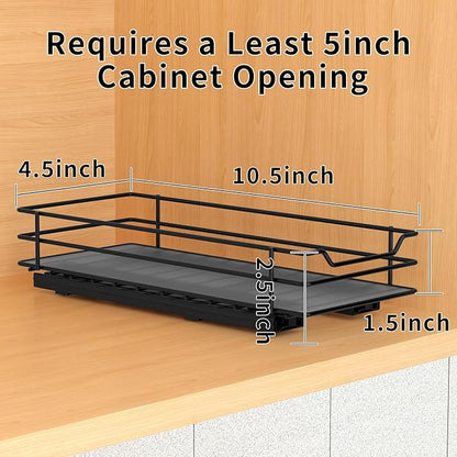 BOIVSHI Pull Out Spice Rack Organizer